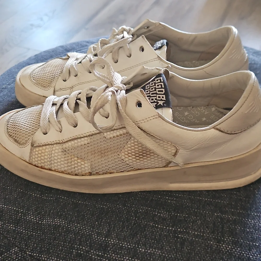 Golden Goose STARDAN Women's  White Low-Top Sneakers ~ 37 - Picture 4 of 13